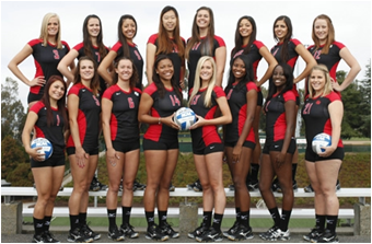 CSUEB volleyball team